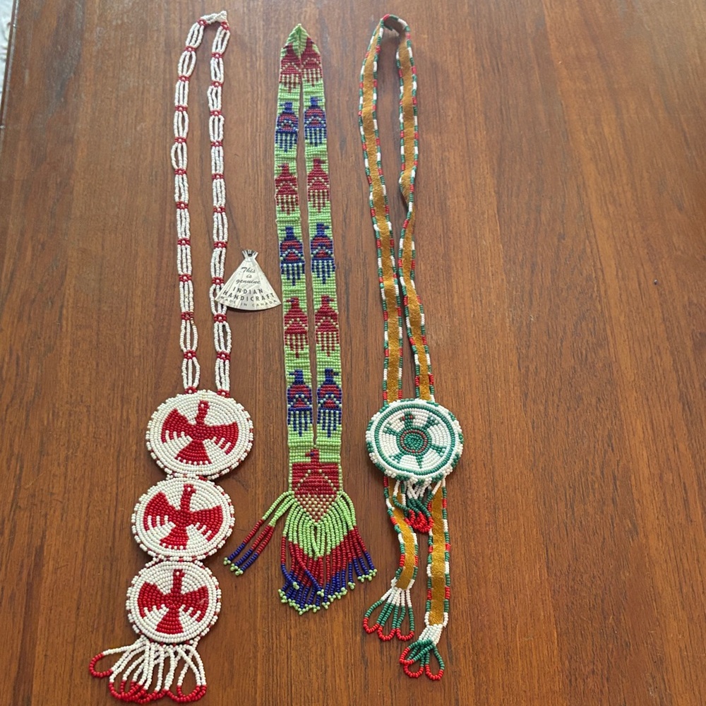 Handcrafted Beaded Necklace Set - Multicolor